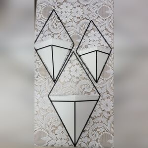 Diamond Wall Planters - Set Of 3